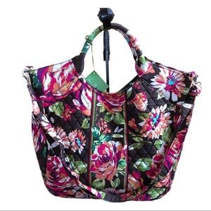 Vera Bradley Two Way Tote English Rose NWT